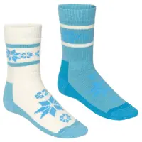 Kari Traa Women's Rusa Sock 2-Pack Calze invernali Donna (36-38, blu)