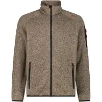 CMP Jacket Jacquard Knitted 3H60747N Giacca in pile Uomo (58, marrone)