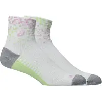 Asics Performance Run Sock Quarter Calze da running (35-38, grigio)