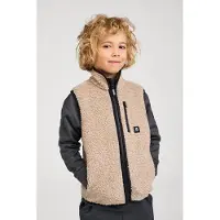 Reima Kid's Tupas Fleece Vest Gilet in pile Bambini (134, beige)