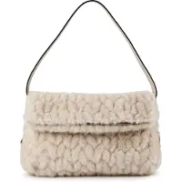 Liu Jo borsa riccy in pelliccia sintetica crema
