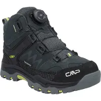 CMP Kid's Kiruna Mid Fitgo Trekking Shoes WP Scarpe da trekking Bambini (30, nero)
