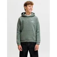 Jack & Jones Felpa Con Cappuccio Stampa Sul Retro Boys