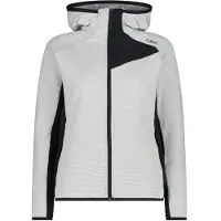 CMP Women's Jacket Fix Hood 36G1816 Giacca in pile Donna (34, grigio)
