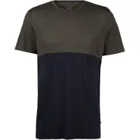 Stoic MerinoChill MMXX. Göteborg Colorblock Tee Maglia merino Uomo (3XL, nero)