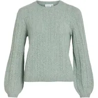 Vila Viliga Pointelle Pullover A Maglia