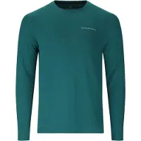 Endurance Abdon Melange L/S Tee Maglia funzionale Uomo (L, blu/turchese)