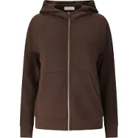 Athlecia Women's Jacey Full Zip Felpa con cappuccio Donna (42, marrone)