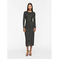 Vila Vicarini Maniche Lunghe Vestito Midi
