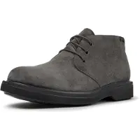 Camper per uomo. K300513-003 Stivaletti in pelle Norman grigi (41), Basso, Stringhe, Casual, Grigio