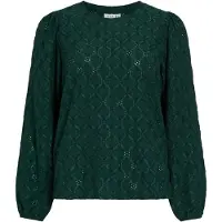 Vila Viasta Round Neck Top A Maniche Lunghe