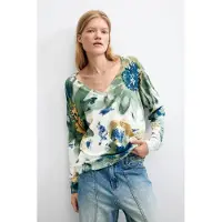Desigual , Maglione stampato leggero, Donna, Bianco, S