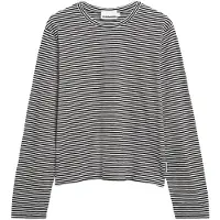 Armedangels Women's Slub Jersey Stripe Longsleeve Maglia a manica lunga Donna (XL, grigio)