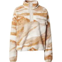 Columbia Women's Helvetia II Printed Cropped Half Snap Pullover in pile Donna (M, beige)