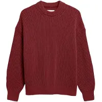 Armedangels Women's Vanisé Rib Knit Sweater Maglione Donna (M, rosso)