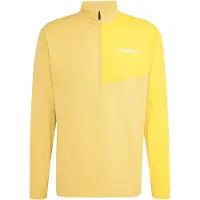 Adidas Multi Half Zip L/S Tee Pullover in pile Uomo (S, beige)