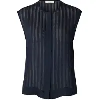Selected Camicia Senza Maniche Donne Blu 36