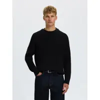 Selected Pullover A Maglia Uomini Nero L