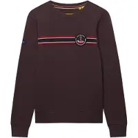 Superdry per uomo. M2014569A Felpa Outdoor Stripe Logo, marrone (S), Casual, Cotone
