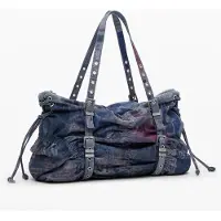 Desigual , Borsa arricciata giornale, Donna, U