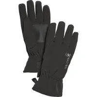 Isbjörn of Sweden Kid's Trail Softshell Finger Glove Guanti Bambini (5-6 Years, nero/grigio)