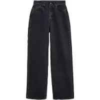 Armedangels Women's Enijaa High Waist Wide Jean Pantaloni tempo libero Donna (46 - Length: 34'', nero)