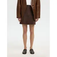 Selected Minigonna Donne Marrone 34