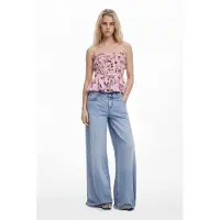 Desigual , Blusa disegnata da Mr. Christian Lacroix, Viscosa, Rosso, XS