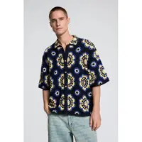 Desigual , camicia crochet, Blu, S