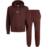 Jack & Jones Tuta da jogging 'JJESOHO' marrone / bianco