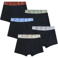 Next Pantaloncini intimi blu chiaro / verde pastello / rosso ruggine / nero