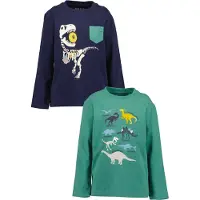 Blue Seven Maglietta navy / giallo / verde / bianco