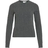 Vila Vikerry Scollo Rotondo Pullover A Maglia