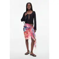 Desigual , Foulard disegnato da mr. christian lacroix, Poliestere, Rosso, U