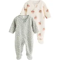 Next Tutina / body per bambino cognac / marrone chiaro / verde pastello