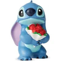 Stitch Figura Enesco Con Rose Lilo &amp; 6 Cm