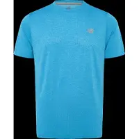New Balance Athletics Run S/S Maglia da corsa Uomo (XXL, turchese)