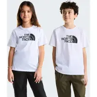 The North Face Kid's Teen Evolution Half Dome S/S Tee T-shirt Bambini (M, bianco)