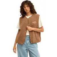 Billabong Women's Be Happy Vest Gilet in pile Donna (XS, variopinto)