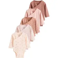 Next Tutina / body per bambino camoscio / mocca / rosé / cipria