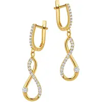 Diamant L'Eternel Orecchini 'Ohrringe aus 585 Gelbgold' oro