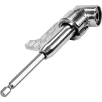 TRIZERATOP Adattatore angolare da 130 mm, esagono da 1/4", acciaio inossidabile