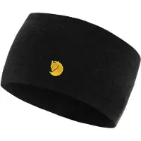 Fjällräven Bergtagen Merino Headband Fascia sportiva per la fronte (S/M, nero)