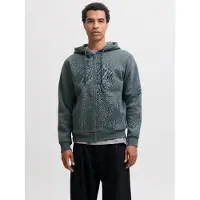 Jack & Jones Felpa Con Cappuccio E Zip Semplice