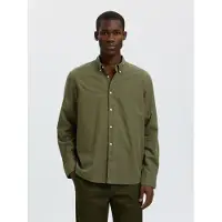 Selected Camicia A Maniche Lunghe Uomini Grigio XXL