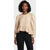 And Other Stories & Other Stories Pa Adjia Blouse Beige Taglia: 40 | Maglie a manica lunga Outlet | Donna | Marrone