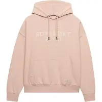 Superdry per donna. W2012575A Felpa con cappuccio Luxe Relaxed rosa (S), Casual, Cotone