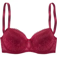 s.Oliver Reggiseno rosso vino