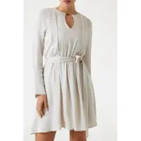 Guess Marciano GUESS Anita V Neck Flared Dreamy Moon Taglia: 40 | Abiti Mini Outlet | Donna