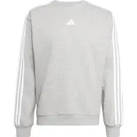 Adidas Essentials 3-Stripes Fleece Sweatshirt Maglione Uomo (M, grigio)